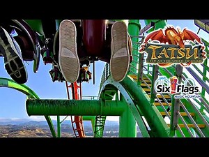 2025 Tatsu Flying Roller Coaster On Ride POV Six Flags Magic Mountain