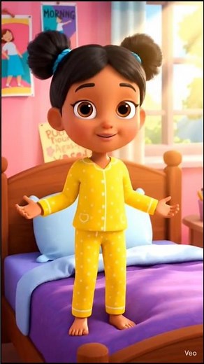 Emmas First Day of School 🚌🎒 #kidssongs #nurseryrhymes #funkids #kidsongs #kids