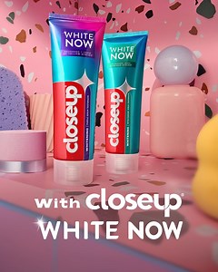 349K views · 46 reactions | Introducing our first-ever whitening serum toothpaste, Closeup White Now! Get ready for a freshness + whitening experience, now available in 2 variants! #CloseupPH #CloseupWhiteNow #FreshNowWhiteWow | Closeup | Facebook