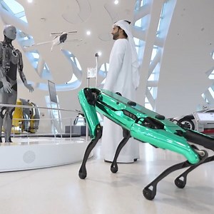 Meet the robot dog at Dubai's Museum of the Future | The National