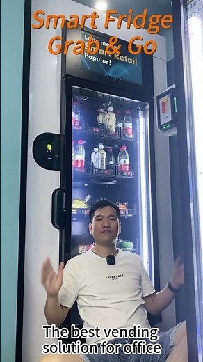 The best office vending solution! Grab n go Smart fridge vending machine