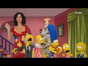 Katy Perry in red latex dress