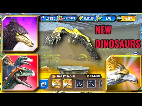 NEW DINOSAURS & HYBRIDS - Jurassic World The Game