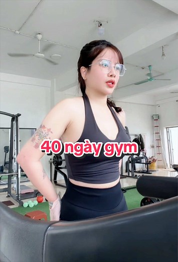 40 ngày gym ❤️ #mèous #healthy #gym | thay đổi bản thân