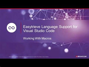 Easytrieve Visual Studio Code Extension: Working with Macros