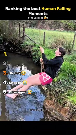 Top 5 Funniest Human Falling Moments 😂 | Epic Slips & Falls | #shorts