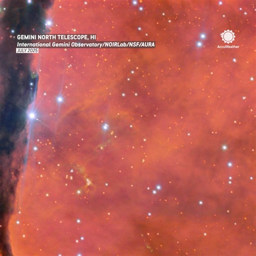 The Gemini North telescope captured this mesmerizing time-lapse video of NGC 6820, a stunning nebula and open star cluster. 🌌✨ | AccuWeather