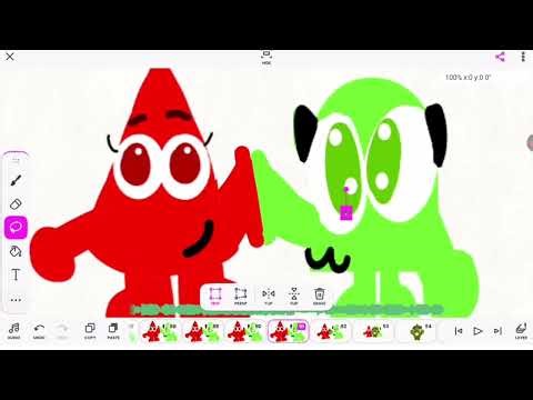 Colourblocks Mixing Colors Red + Green I Remake Colourblocks In Flipaclip