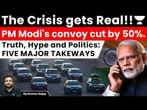 PM Modi Slashes Convoy Size By 50% After His Fuel Conservation Push Amid Iran War | Kumar Sujay