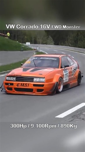 Screaming 9.100Rpm VW CORRADO HillClimb Monster 🔥
