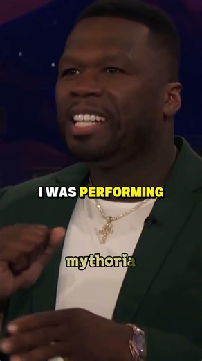 50 Cent gets John Travolta dancing #50cent #celebrity #interview #hiphop