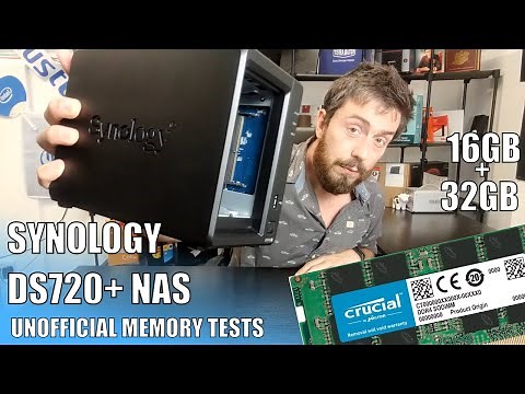 Synology DS720+ NAS - Unofficial 16GB and 32GB Memory Upgrade Tests