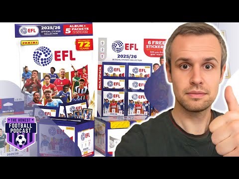 Opening the NEW Panini EFL 2025/26 Sticker Book!