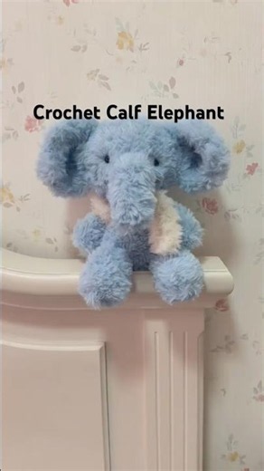 How to Crochet a Fluffy Elephant Plushie | Comment Amigurumi Tutorial.