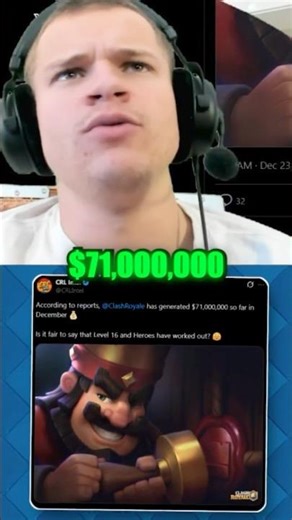 Jynxzi Reacts to Clash Royale Making $71,000,000 from Heroes & Level 16! 😱💰