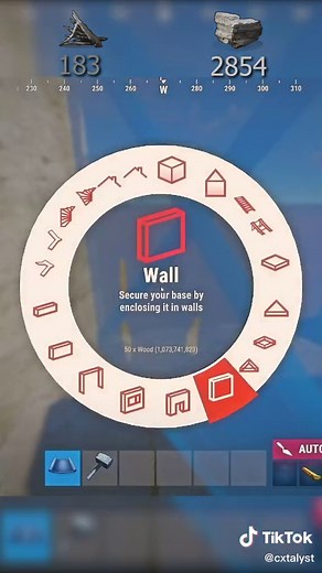 Expandable Roof Bunker Base Construction in Rust Game