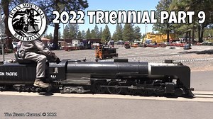 Union Pacific 844 is steamed out from the Crisp Yard and is seen running along Grand Junction. Several other Pacifics and a Nickel Plate Road Mikado can also be seen in operation as our coverage of the 2022 Train Mountain Triennial continues here on The Steam Channel. | The Steam Channel