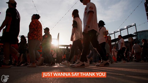 48K views · 1.4K reactions | A special message from your Orioles to you 李 #FanAppreciation | Baltimore Orioles | Facebook