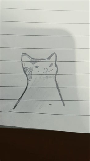 meow meow drawing#trending song #drawing