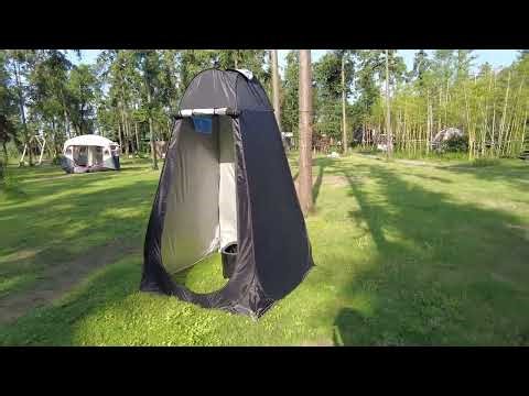 the pop-up shower tent that gives you instant privacy wherever you are — shower, change, or use as a