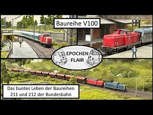 Model railway H0: The V100 series of the German Federal Railway