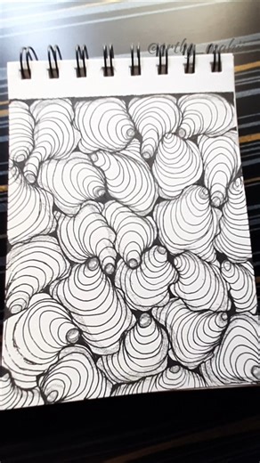 zentangle art tutorial #zentangle #doodleart #doodle #easy #shortsfeed #shorts