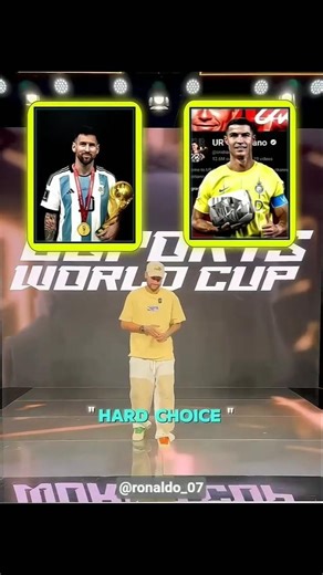 ronaldo and messi react to neymar choice 🥶