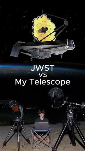 JWST vs My Celestron C11 🔭 #space #jwst #astrophotography