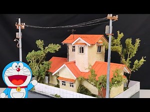 How To Make Miniature Doraemon and Nobita House