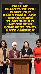 Hand up if you’re DONE with the anti-American rhetoric coming from AOC, Omar, and Tlaib! ✋🚫 Why are they in our Congress if they hate our values? | The Political Insider