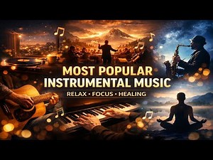 Most Popular Instrumental Music 🎵 Relax, Focus & Healing Sounds