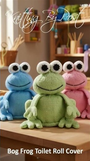 Bog Frog Toilet Roll Knitting Pattern #knitting