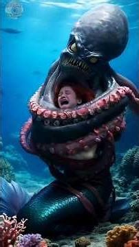 The Devil Octopus and the Mermaid Story #usa #dsauniverse #wood_craft #cartoonshorts