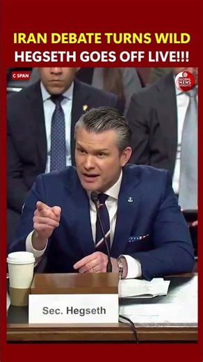 Hegseth vs Blumenthal Explodes in Senate Over Iran Debate Clash!