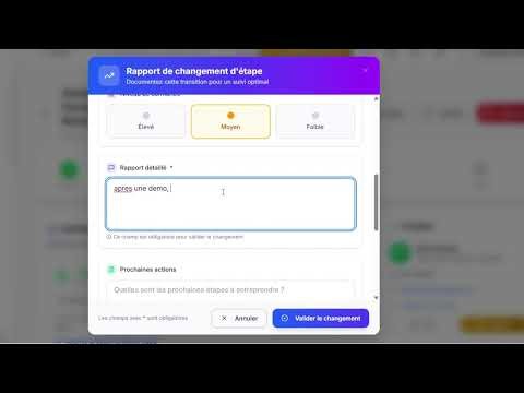 Comment faire évoluer une opportunité ?