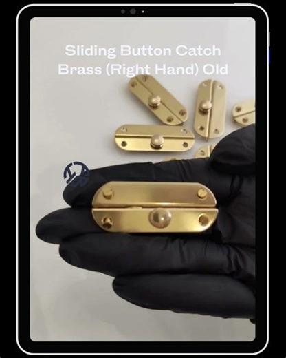 Sliding Button Catch Old Version Fine Box Hardware £6 each #woodworking #boxmaking #cabinetmaking