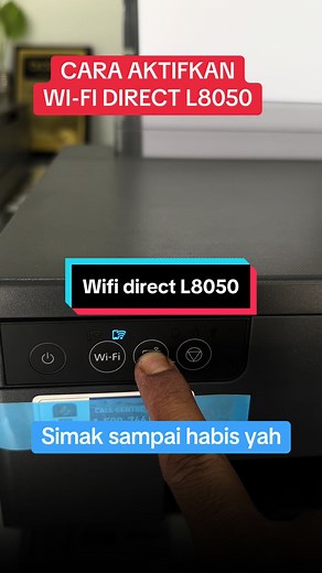 Aktifkan Wi-Fi Direct pada Epson L8050