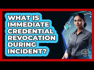 What Is Immediate Credential Revocation During Incident?