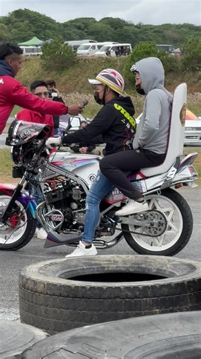 Custom Chopper Motorcycle Showcase in Okinawa