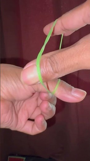 Rubber Band Through Finger Trick Revealed 🪄 #magic #tutorial