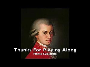 Mozart Violin Concerto #5 in A Major Accompaniment. K. 219 - 3rd Movement