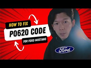 2019 Ford Mustang or Shelby GT350 l P0620 Alternator Code Solution