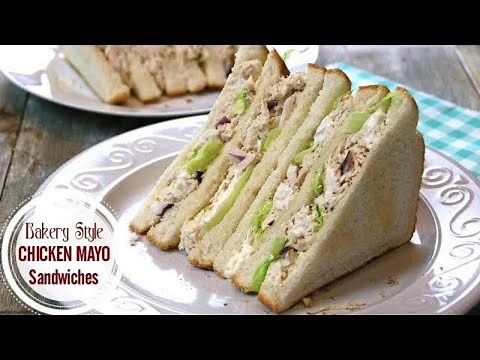 Chicken and Mayo Salad Sandwich - The Ultimate Bakery Style Sandwich