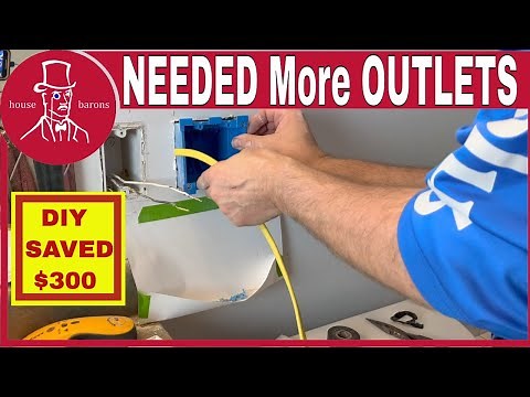 Add Outlet to Bathroom | How to Move an Outlet