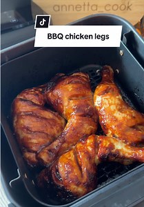 BBQ Chicken Leg Quarters in Air Fryer - Juicy Easy Recipe