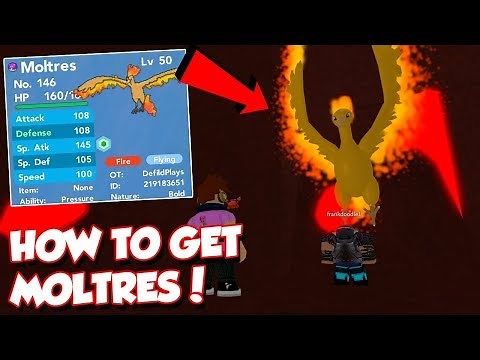 HOW TO GET MOLTRES IN POKEMON BRICK BRONZE!!