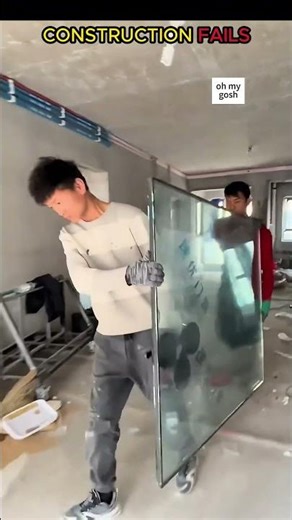 Workers' Worst Nightmare Moments 😅 #fails #construction #epicfails #regret