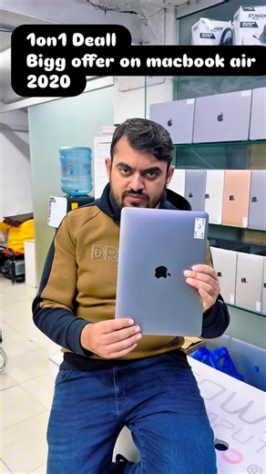 Baba Laptop on Instagram: "🔥 BIG OFFER on MacBook Air 2020! Premium Apple laptop in budget 💻✨ 🍎 MacBook Air 2020 ⚡ Intel Core i3 💾 8GB RAM / 256GB SSD 🖥️ Retina display 🔋 Long battery life 💼 Slim & lightweight design Perfect for: Students | Office work | Online classes | Freelancing Limited stock – grab it now ⏳ Available at Baba Laptop – Hafeez Center Lahore DM for price & booking 📩 #MacBookAir2020 #AppleLaptop #BigOffer #UsedMacBook"