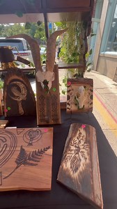 Spotted this amazing woodwork by @wytchwald.studios at the craft fair in Salem last week! Each piece is handcrafted with incredible detail by Lee Magee. Follow them on Instagram and TikTok to see more… #salemma #salem #salemmassachusetts #witchcity #thewitchcity #craft | Salem, Ma - The Witch City