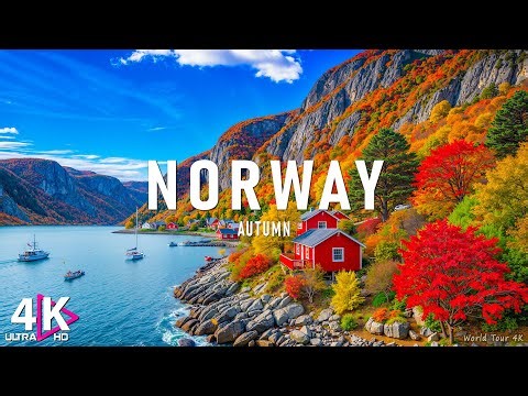 Autumn Norway 4K Ultra HD • Stunning Footage Norway, Scenic Relaxation Film with Calming Music.